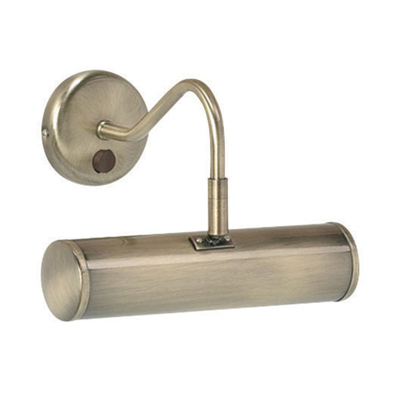 Endon Lighting PL200-E14-SWAN Turner Single Light Antique Brass Small Picture Light
