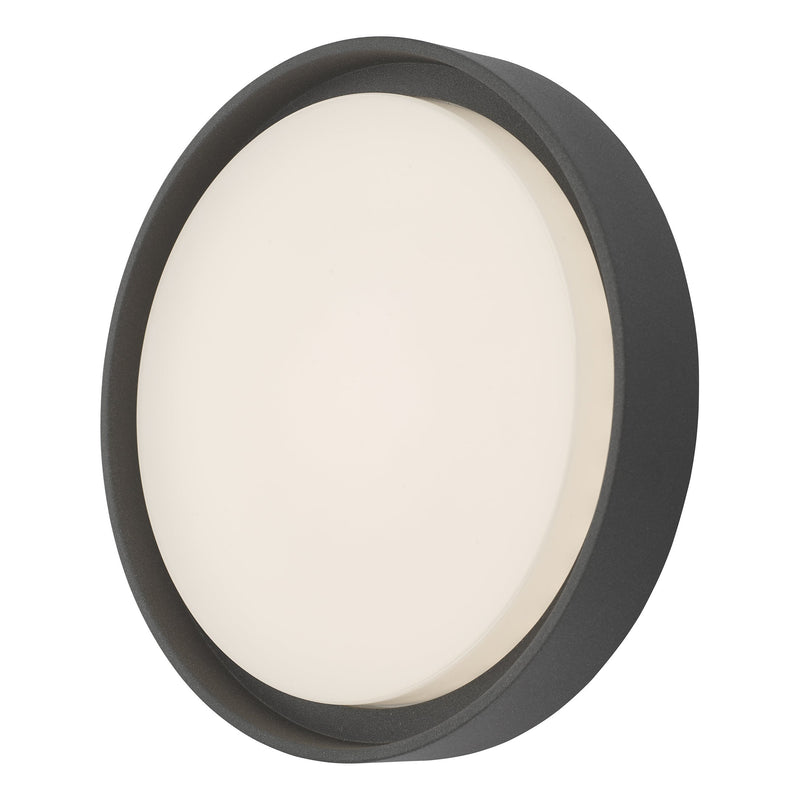 Dar Lighting Ralph Large Outdoor Wall Light Anthracite IP65 LED • RAL5039