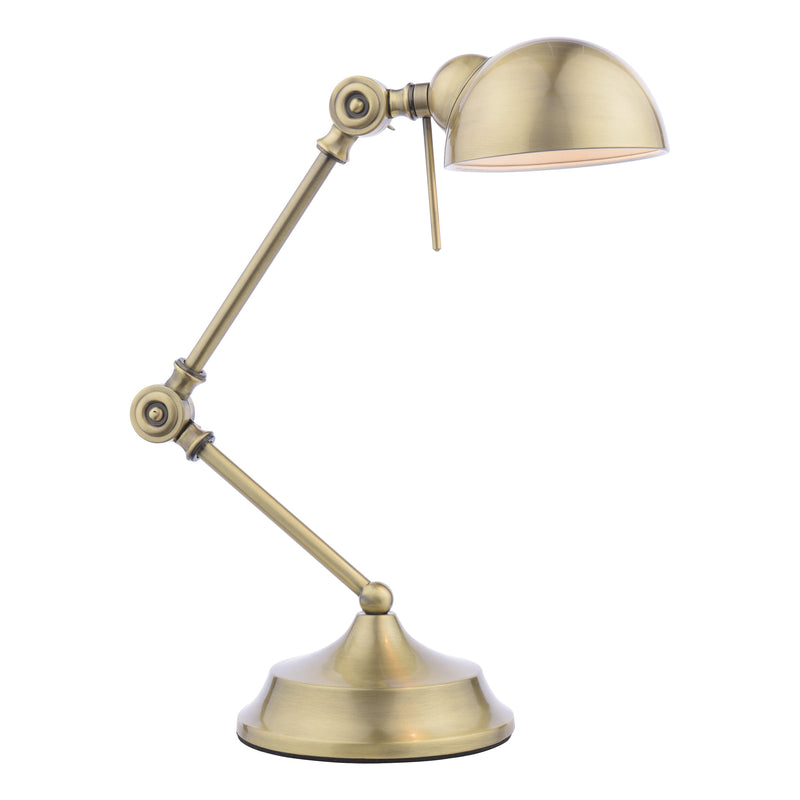 Dar Lighting Ranger Task Table Lamp Antique Brass • RAN4075