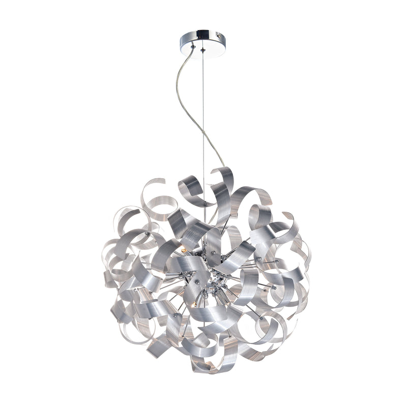 Dar Lighting Rawley 9 Light Ribbon Pendant • RAW1350
