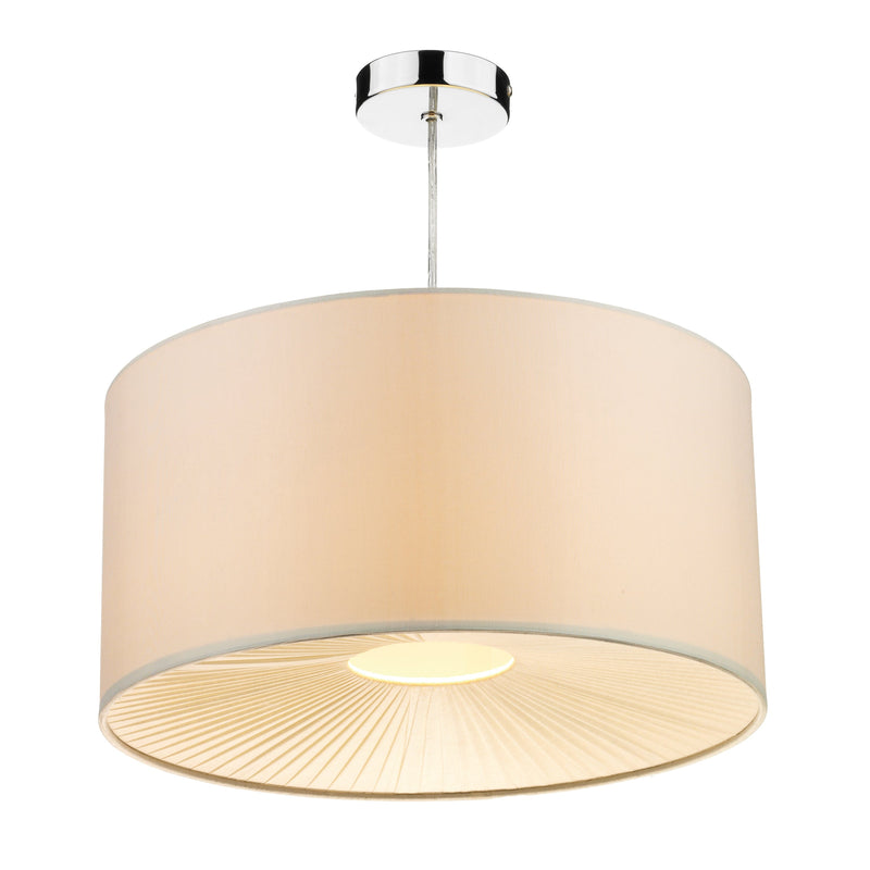 Dar Lighting Rita Non Elec Pendant 2 Tone Cream • RIT6533