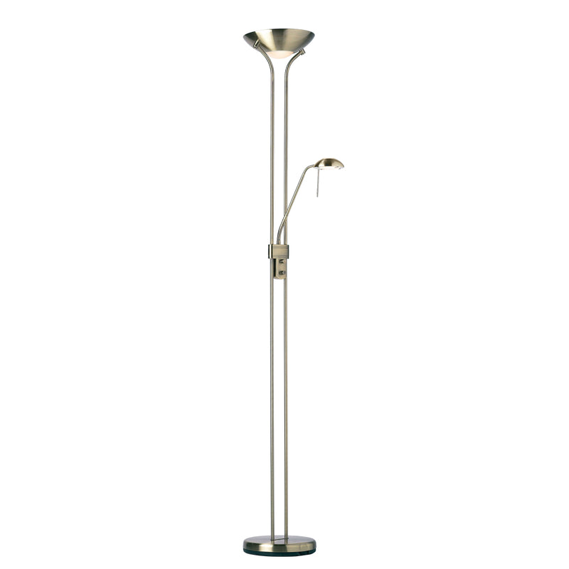 Endon Lighting ROME-AN Rome Mother & Child Antique Brass Floor Lamp