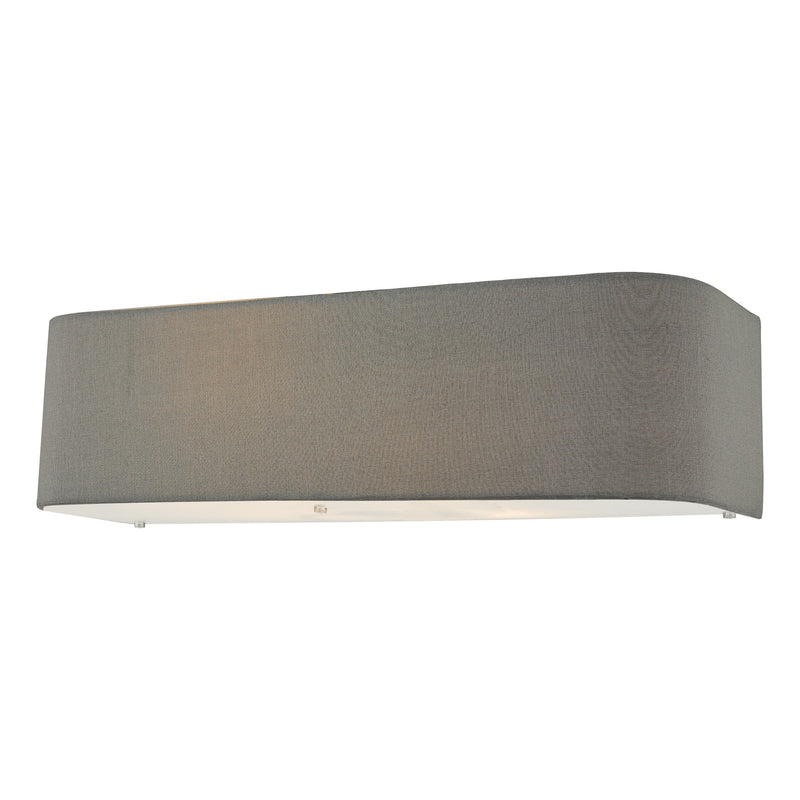 Dar Lighting Ronda 2 Light Wall Light Grey • RON0939