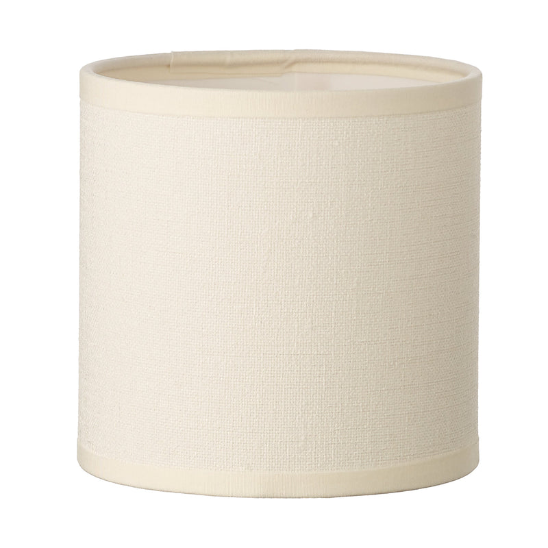 Dar Lighting S066 Cream Cotton Drum Shade 12cm • S066