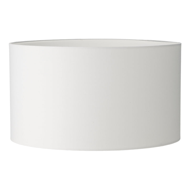 Dar Lighting Tuscan Ivory Cotton Drum Shade 30cm • S1058