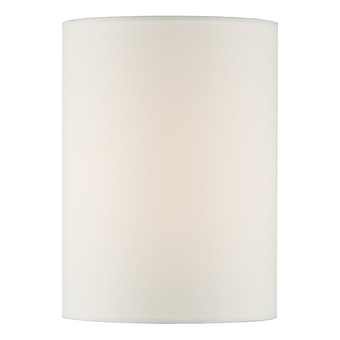 Dar Lighting Tuscan Ivory Cotton Cylinder Shade 13cm • S1061