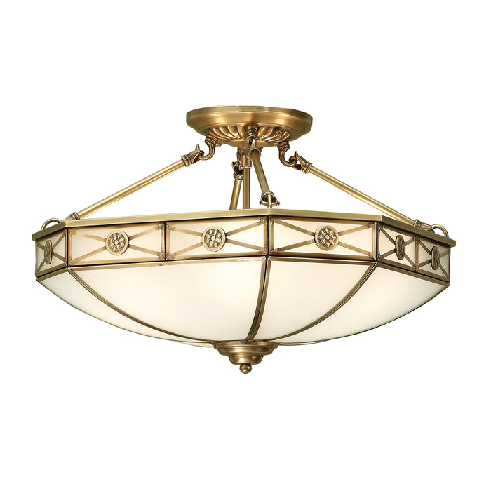 Interiors 1900	SN04P50 Bannerman 4 Light Semi Flush