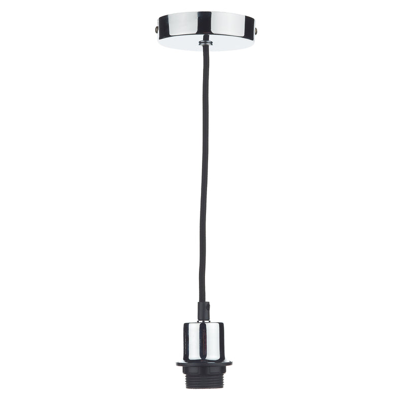 Dar Lighting SP62 1 Light E27 Suspension Polished Chrome • SP62
