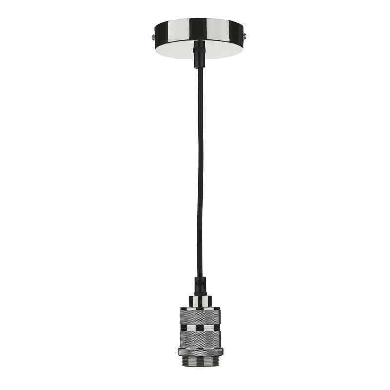 Dar Lighting 1 Light E27 Decorative Suspension Gun Metal • SP8667