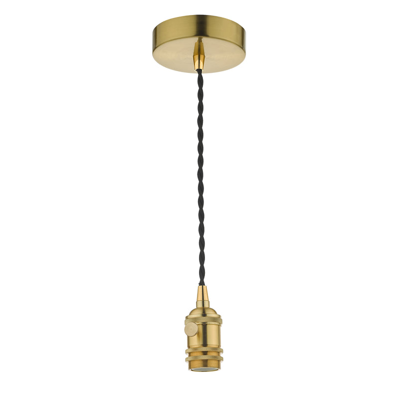 Dar Lighting Accessory 1 Light Suspension In Brass • SPB0140