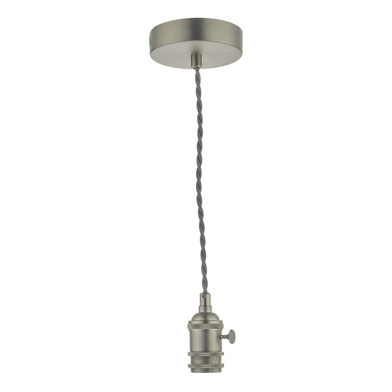 Dar Lighting Accessory 1 Light Antique Chrome E14 Suspension • SPB0161