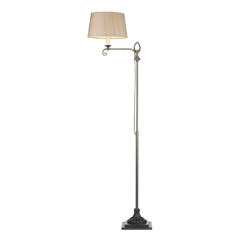 David Hunt Lighting SFD4958 Stratford Single Light Aged Brass Floor Lamp