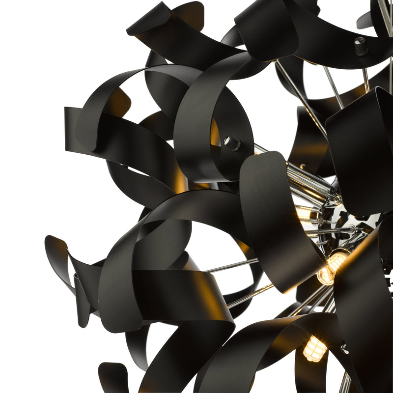 Dar Lighting Swash Pack Of 20 Ribbons For SWA1350-SP - Black • SWA1922