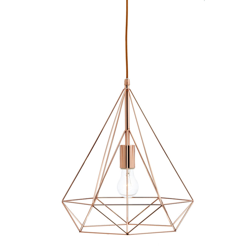 Dar Lighting Sword 1 Light Pendant Copper • SWO0164