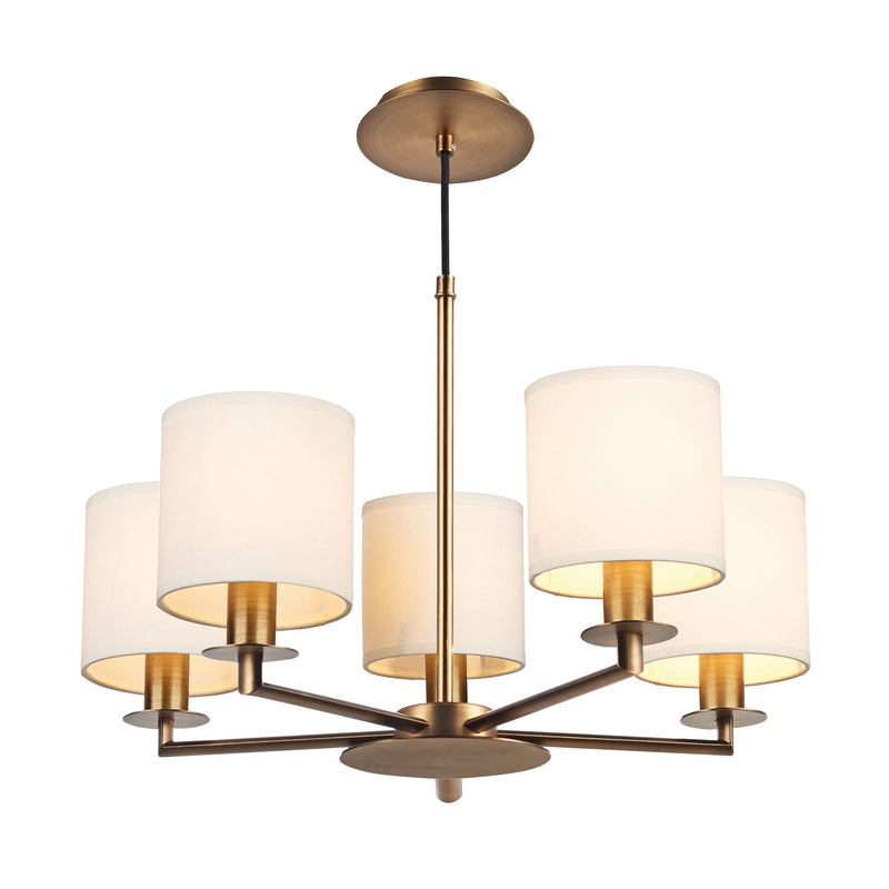 Dar Lighting Tyler 5lt Pendant Bronze Fitting Only • TYL0563