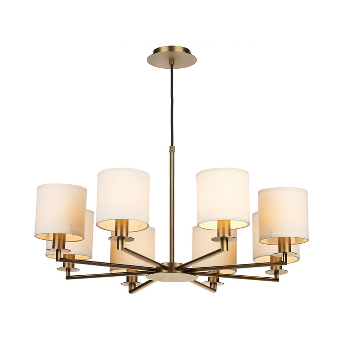 Dar Lighting Tyler 8lt Pendant Bronze Fitting Only • TYL0863