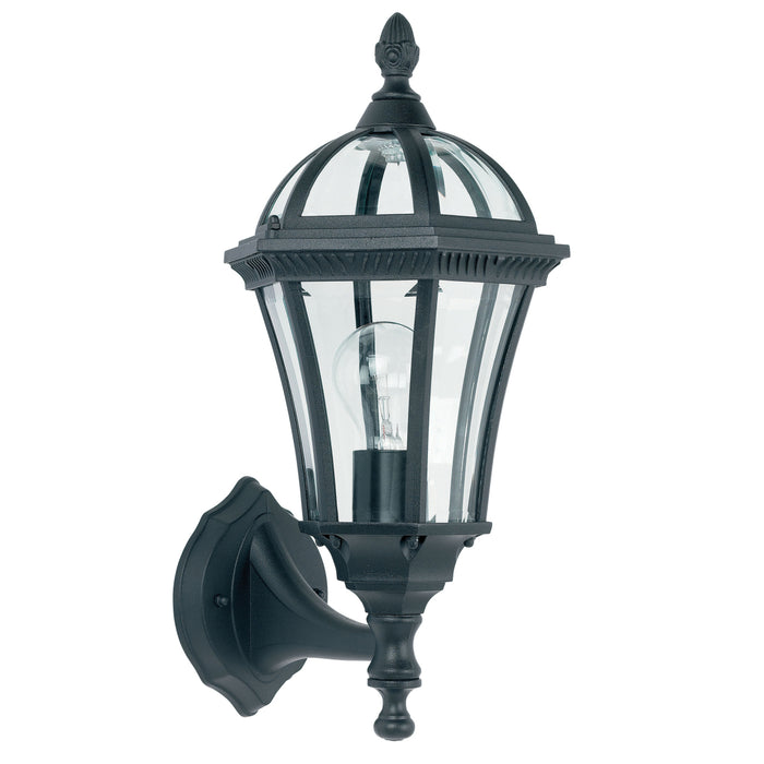 Endon Lighting YG-3500 Drayton Single Light Black Outdoor Wall Light