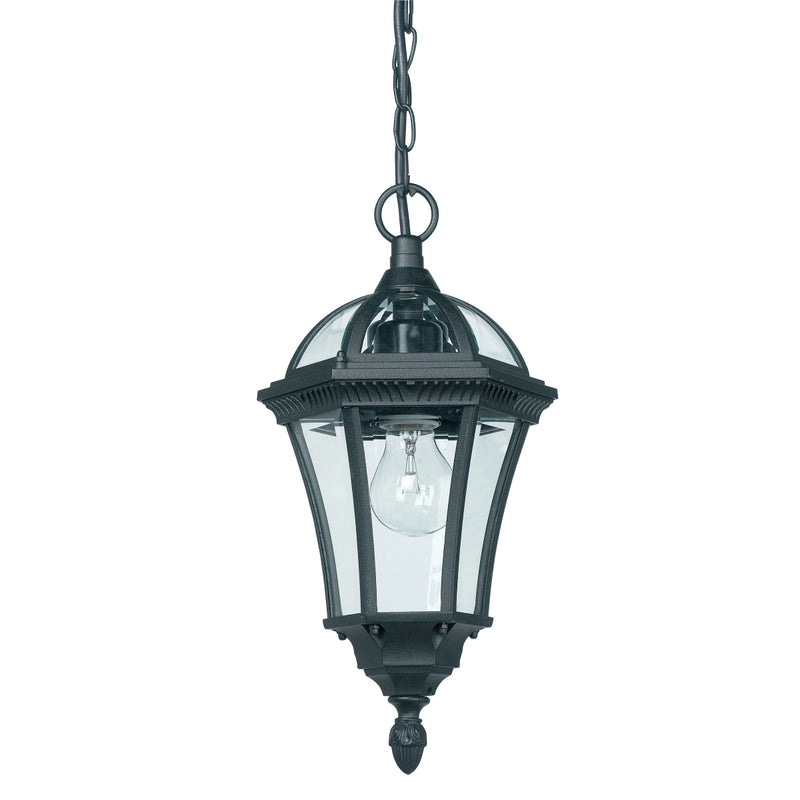Endon Lighting YG-3503 Drayton Single Light Black Outdoor Ceiling Light