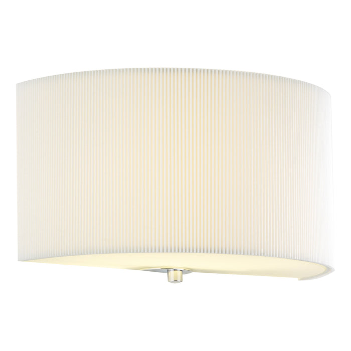 Dar Lighting Zaragoza Wall Light With Cream Shade • ZAR0133