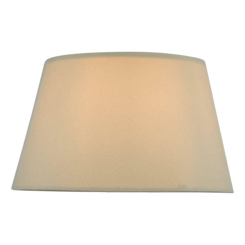 Dar Lighting Zira Taupe Faux Silk Candle Clip Shade 18cm • ZIR0739