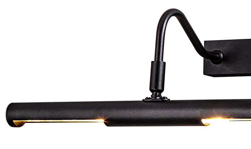 Deco Abacus Picture Wall Lamp Switched 4 Light G9 Satin Black • D0637