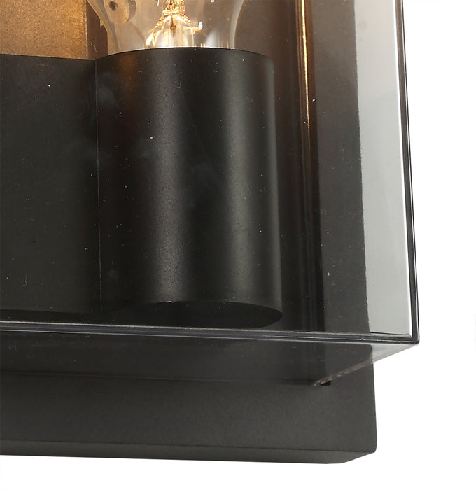 Regal Lighting SL-1672 2 Light Outdoor Wall Light Anthracite With Clear Acrylic Diffuser IP65