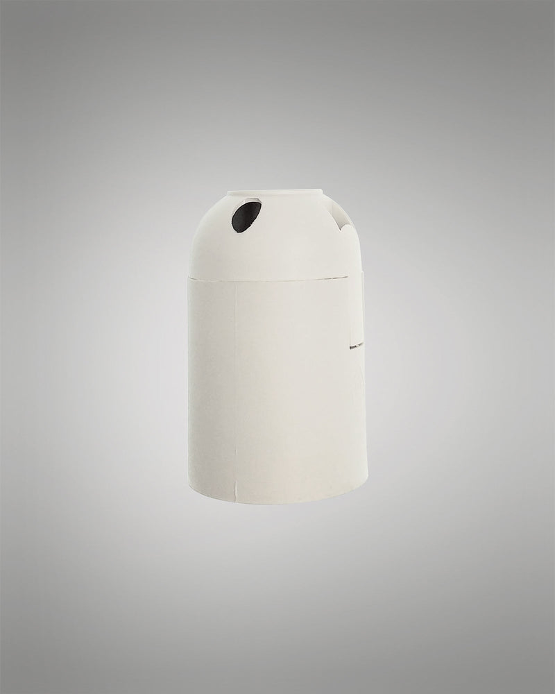 Deco Additions E27 White Lampholder • D0485