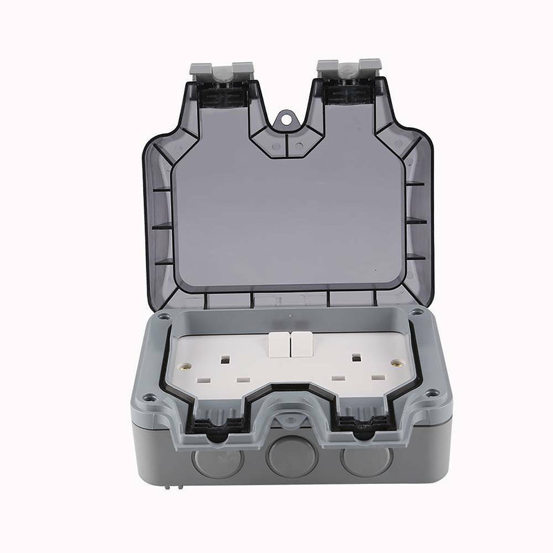 Deco Additions, Exterior IP66 2 Gang 13Amp Switched Double Socket • D0591