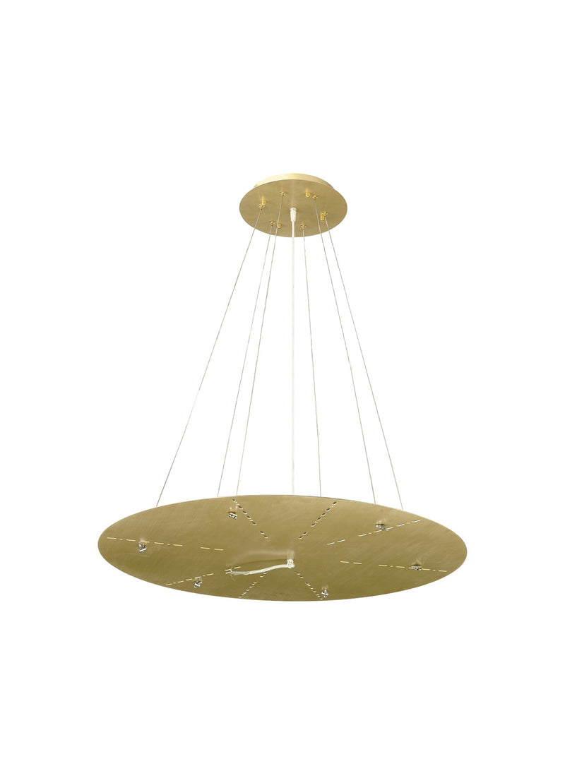 Deco Additions 800mm, Brushed Gold, 3m Universal Suspension c/w Power Cable For Lowering Flush Fittings, Max Load 40kg (SUITABLE FOR OUR RANGE OF PRODUCTS) • D0669