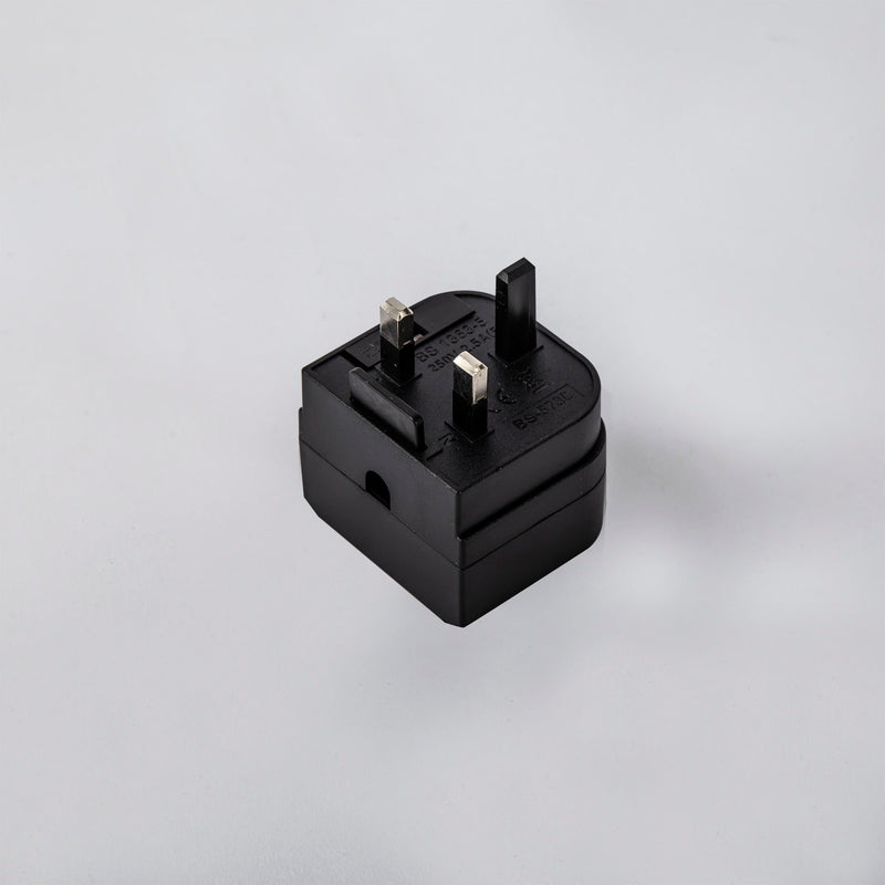 Deco Additions 3A EU-UK Black Plug Converter • D0709