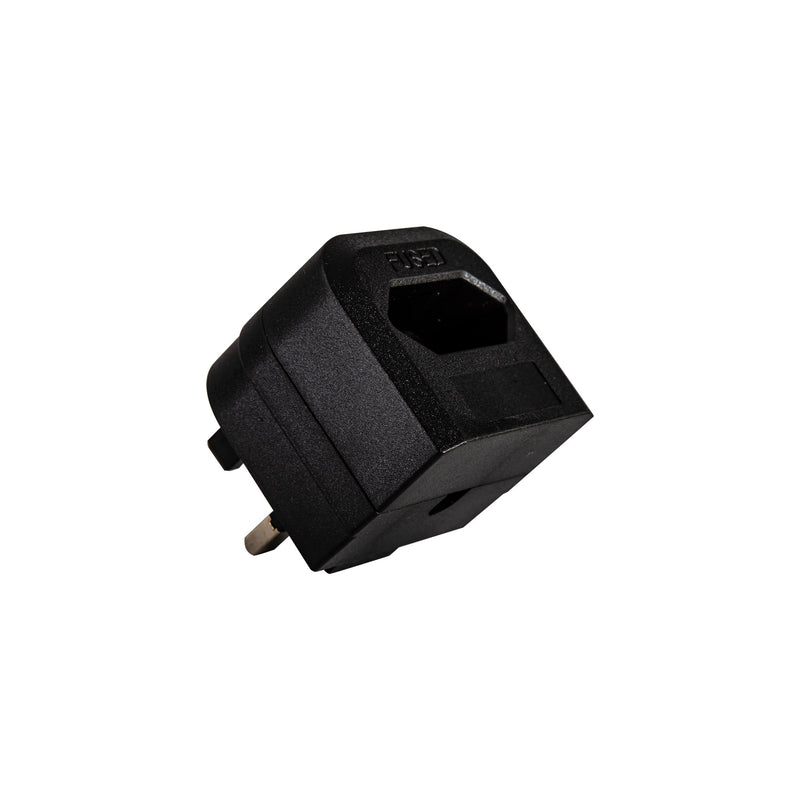 Deco Additions 3A EU-UK Black Plug Converter • D0709