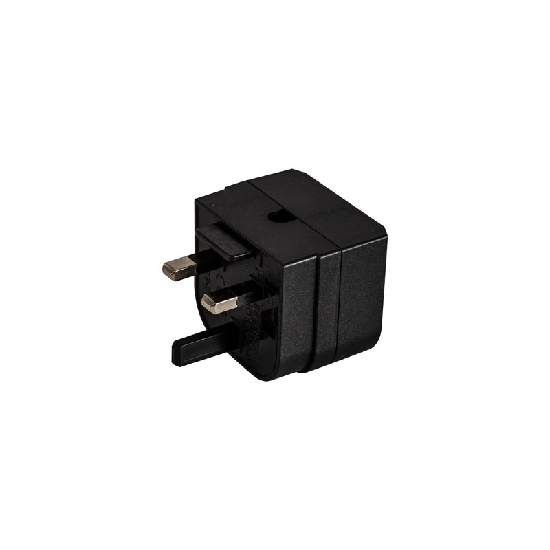 Deco Additions 3A EU-UK Black Plug Converter • D0709