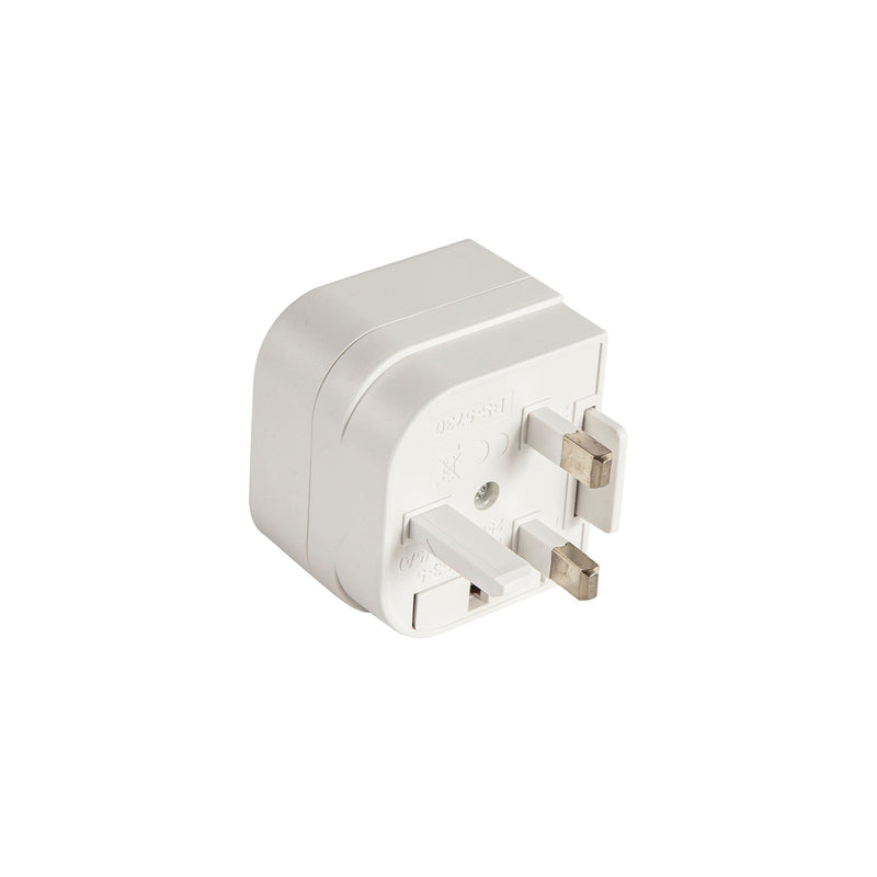 Deco Additions 3A EU-UK White Plug Converter • D0710