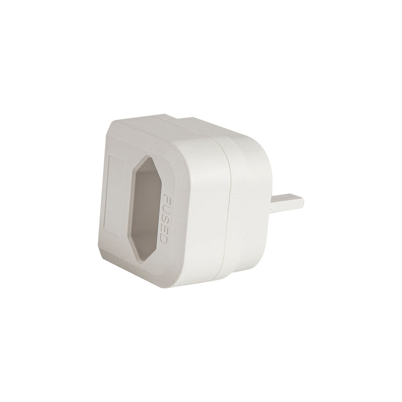 Deco Additions 3A EU-UK White Plug Converter • D0710