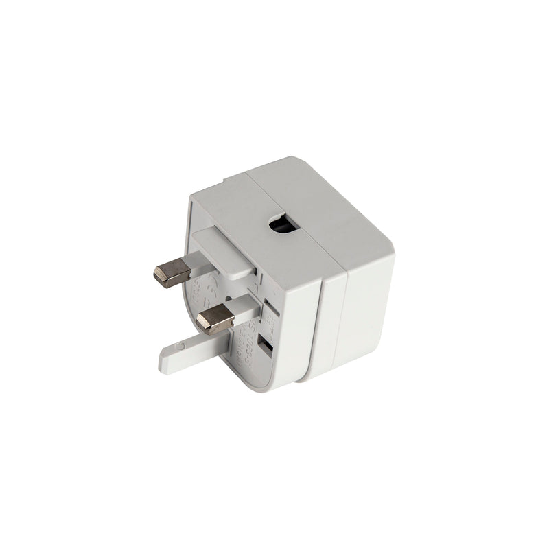 Deco Additions 3A EU-UK White Plug Converter • D0710
