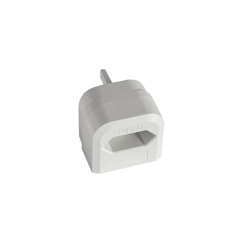Deco Additions 3A EU-UK White Plug Converter • D0710