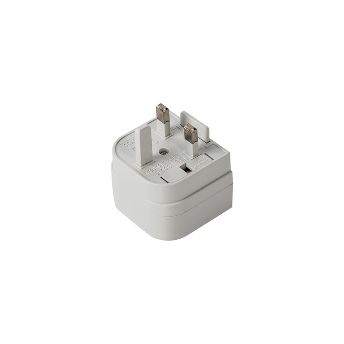 Deco Additions 3A EU-UK White Plug Converter • D0710