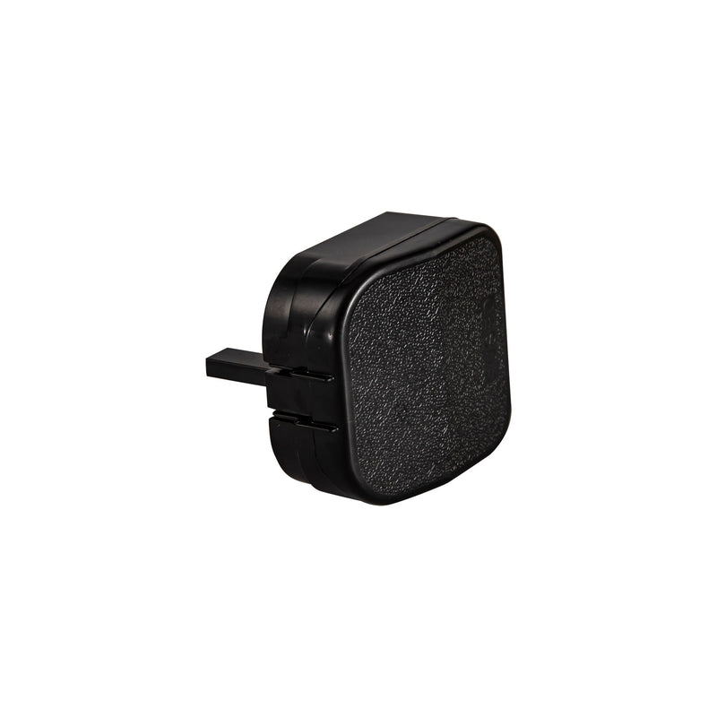 Deco Additions 3A EU-UK Black Flip Model Plug Converter • D0711