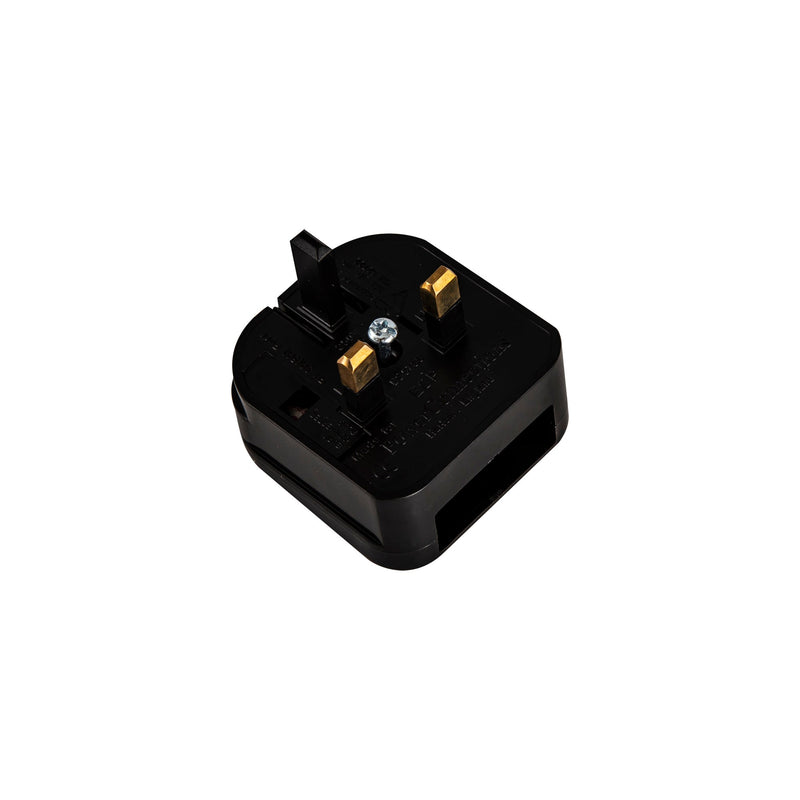 Deco Additions 3A EU-UK Black Flip Model Plug Converter • D0711