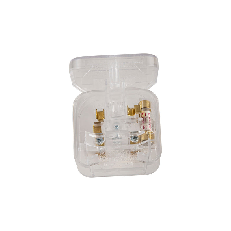 Deco Additions 3A EU-UK Clear Flip Model Plug Converter • D0713