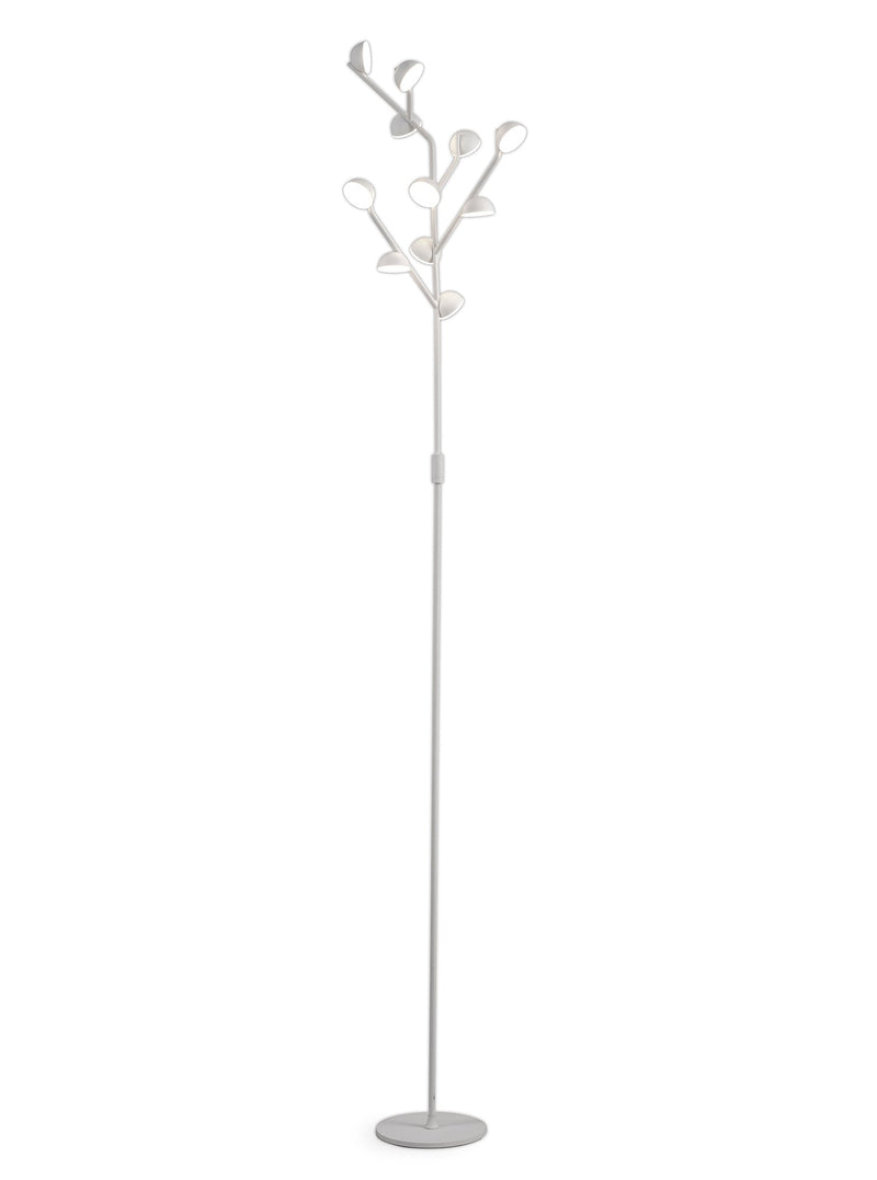 Mantra M6268 Adn 10 Light Floor Lamp 158cm, 30W LED, 3000K, 1650lm, White, 3yrs Warranty • M6268