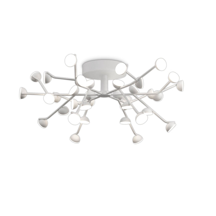 Mantra M6415 Adn 36 Light Ceiling, Round 74cm, 100W LED, 3000K, 5500lm, White, 3yrs Warranty • M6415