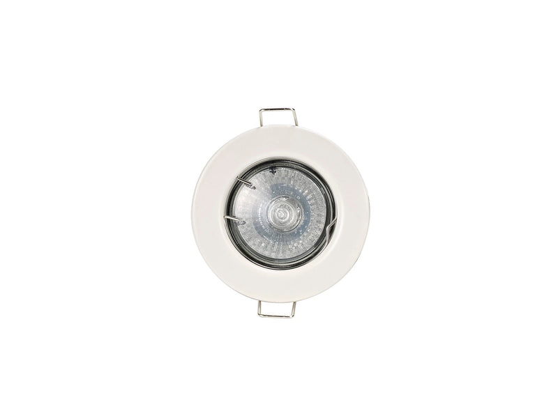 Deco Agni GU10 Fixed Fire Rated Downlight, White, Cut Out: 68mm • D0437