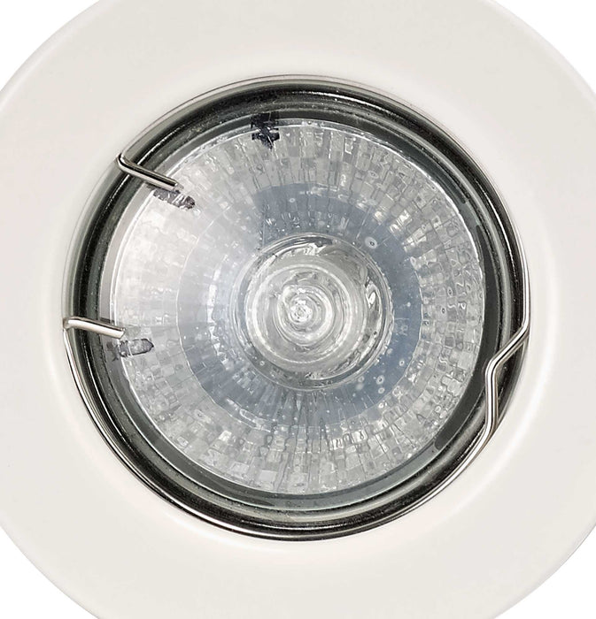 Deco Agni GU10 Fixed Fire Rated Downlight, White, Cut Out: 68mm • D0437