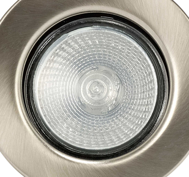 Deco Agni GU10 Fixed Fire Rated Downlight, Satin Nickel, Cut Out: 68mm • D0438