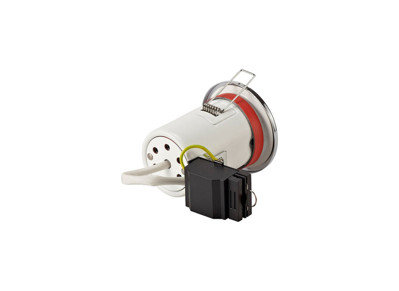 Deco Agni GU10 Fixed Fire Rated Downlight, Polished Chrome, Cut Out: 68mm • D0439