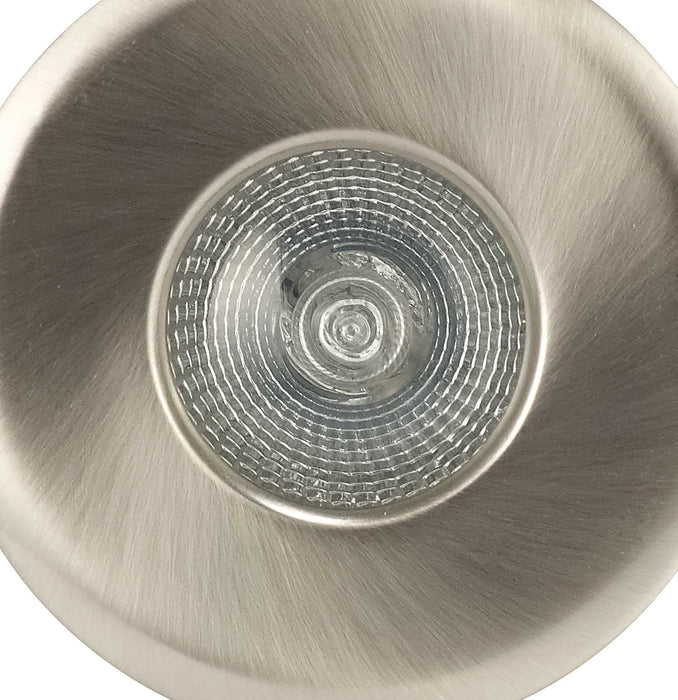 Deco Agni GU10 Fixed Fire Rated Downlight, Satin Nickel, IP65, Cut Out: 75mm • D0444