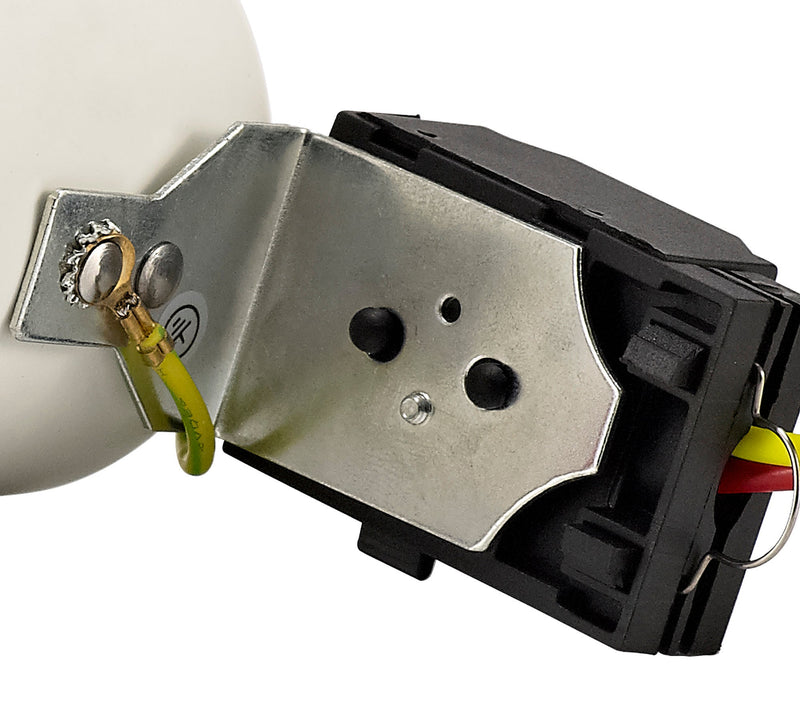 Deco Agni GU10 Fixed Fire Rated Downlight, Polished Chrome, IP65, Cut Out: 75mm • D0445