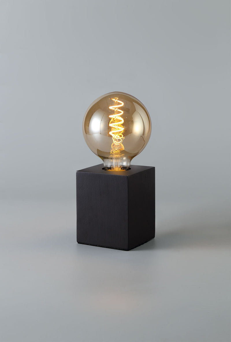 Deco Aida Table Lamp, 1 Light E27, Black, (Lamps Not Included) • D0560