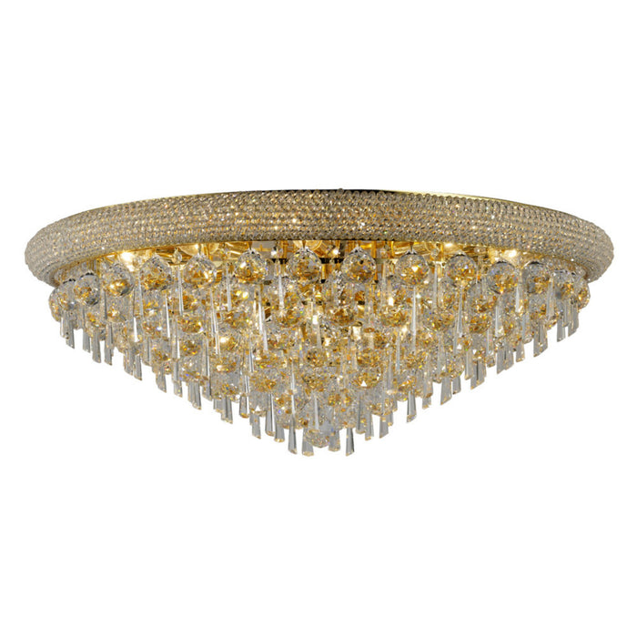Diyas Alexandra Ceiling 16 Light E14 Gold/Crystal Item Weight: 26.6kg • IL32108